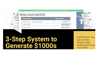 3-STEP SYSTEM To Generate $1000s